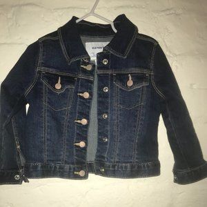 Toddler Girls Dark Denim Jacket - 2T